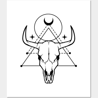 Cow Skull Posters and Art